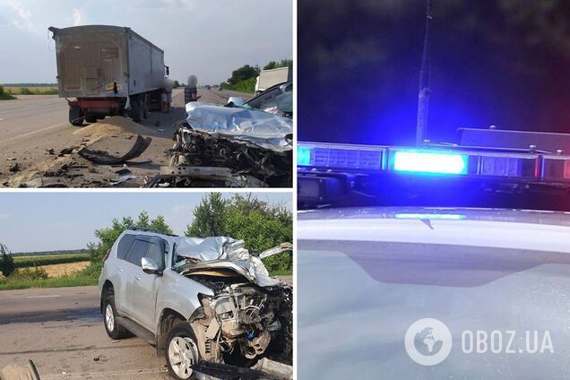 Под Одессой внедорожник разорвало от столкновения с грузовиком: погиб чиновник автодора. Фото и видео 18+