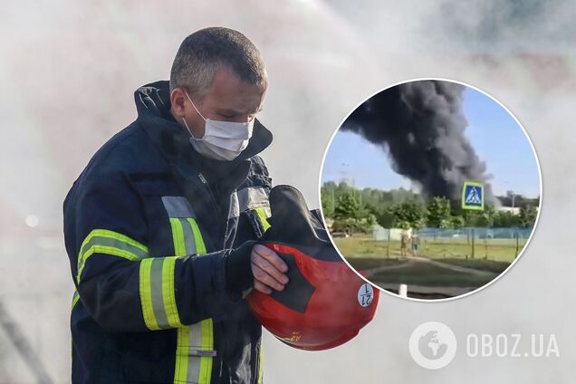 Вогонь виник в одноповерховій складській будівлі