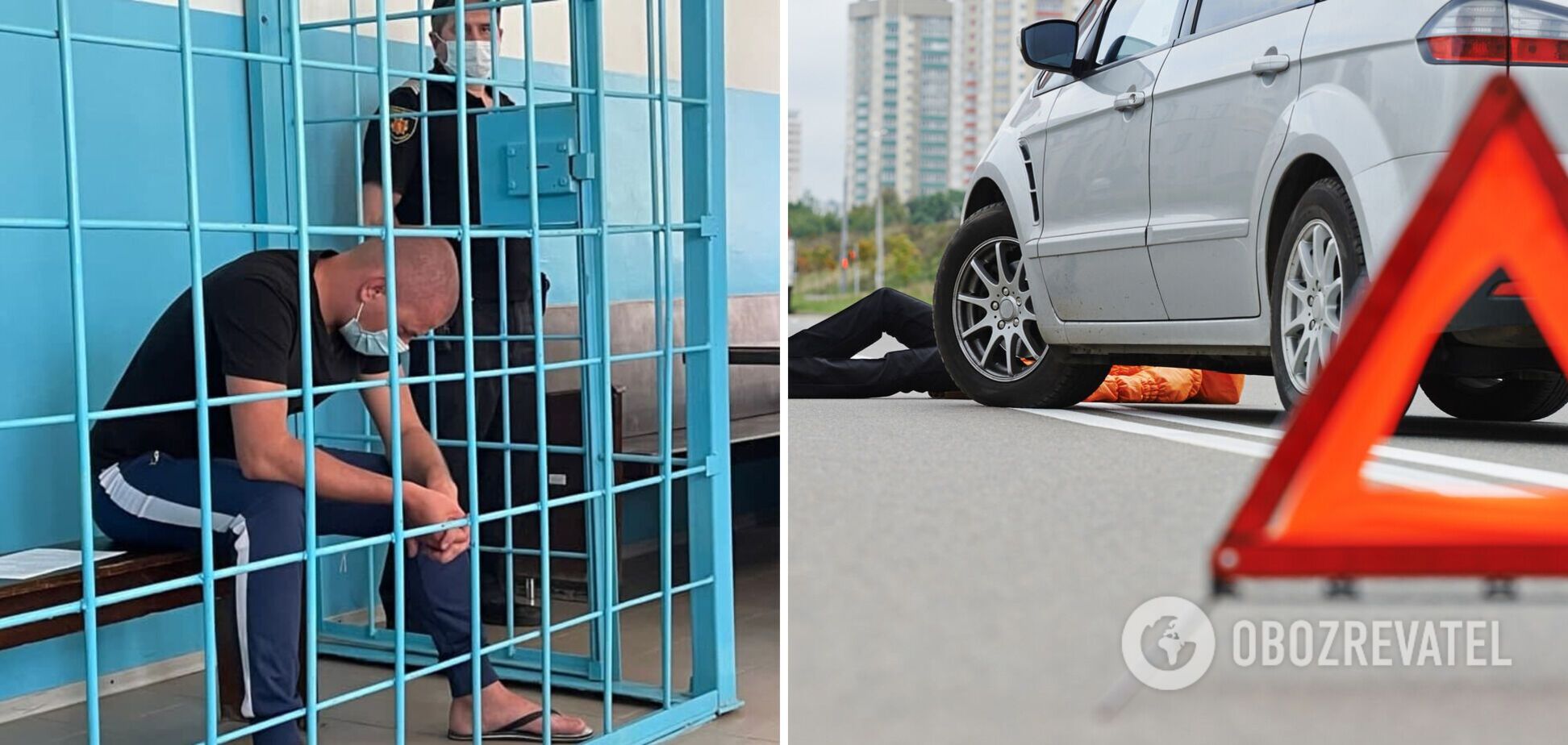 Херсонского патрульного, который пьяным за рулем сбил подростка, отправили за решетку. Фото