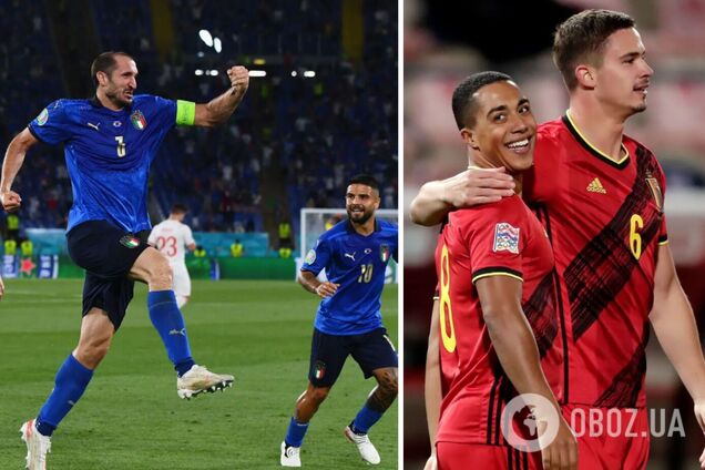 Італія та Бельгія зіграють в 1/4 фіналу Євро-2020