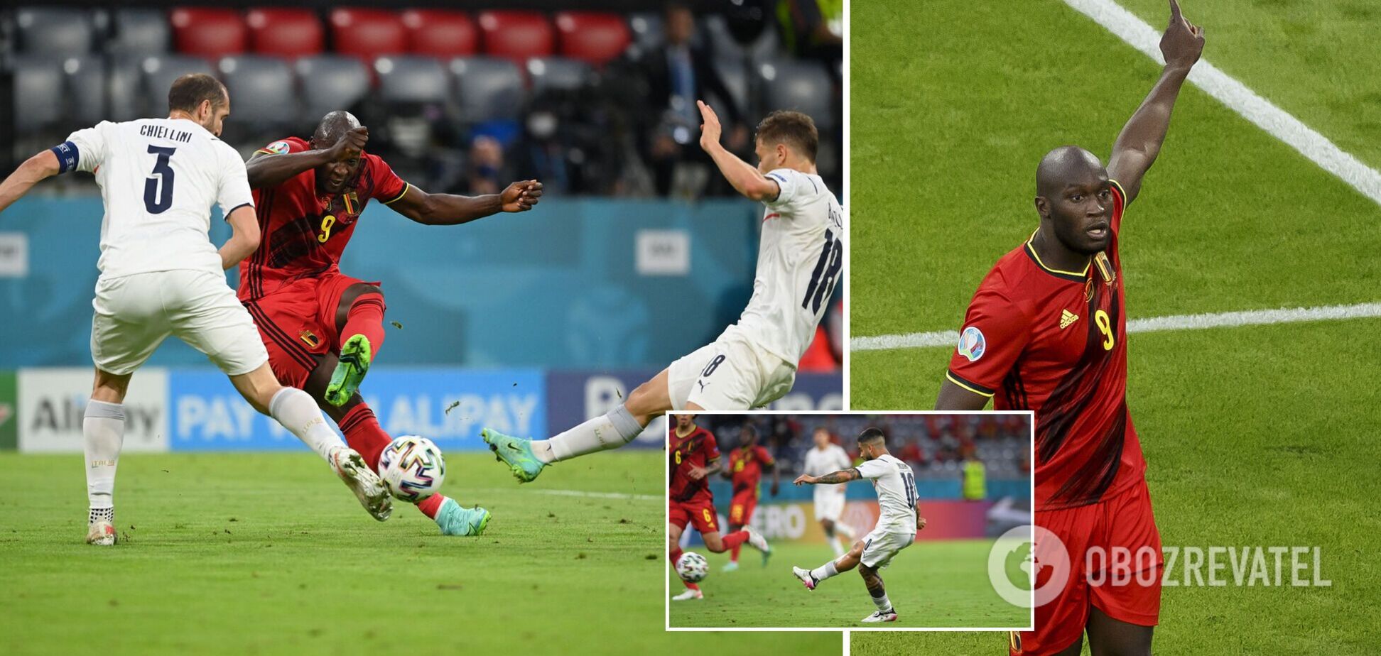 Италия в роскошном матче обыграла Бельгию и вышла в полуфинал Евро-2020