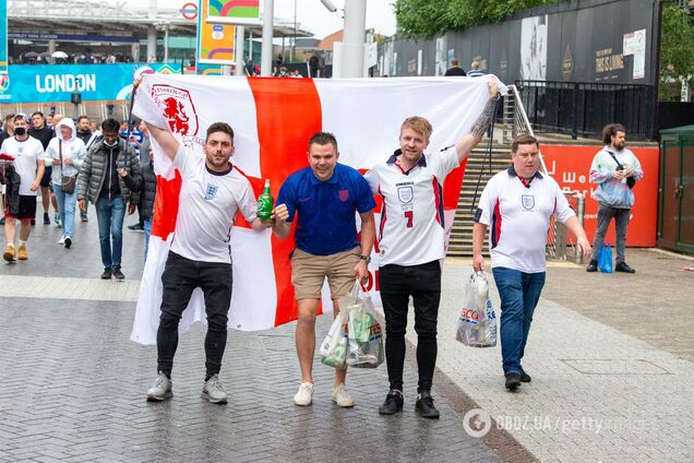 Фанаты сборной Англии