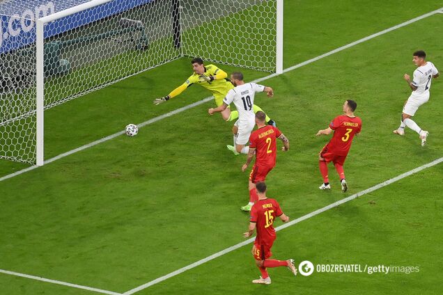 Бельгия – Италия: видео голов 1/4 финала Евро-2020