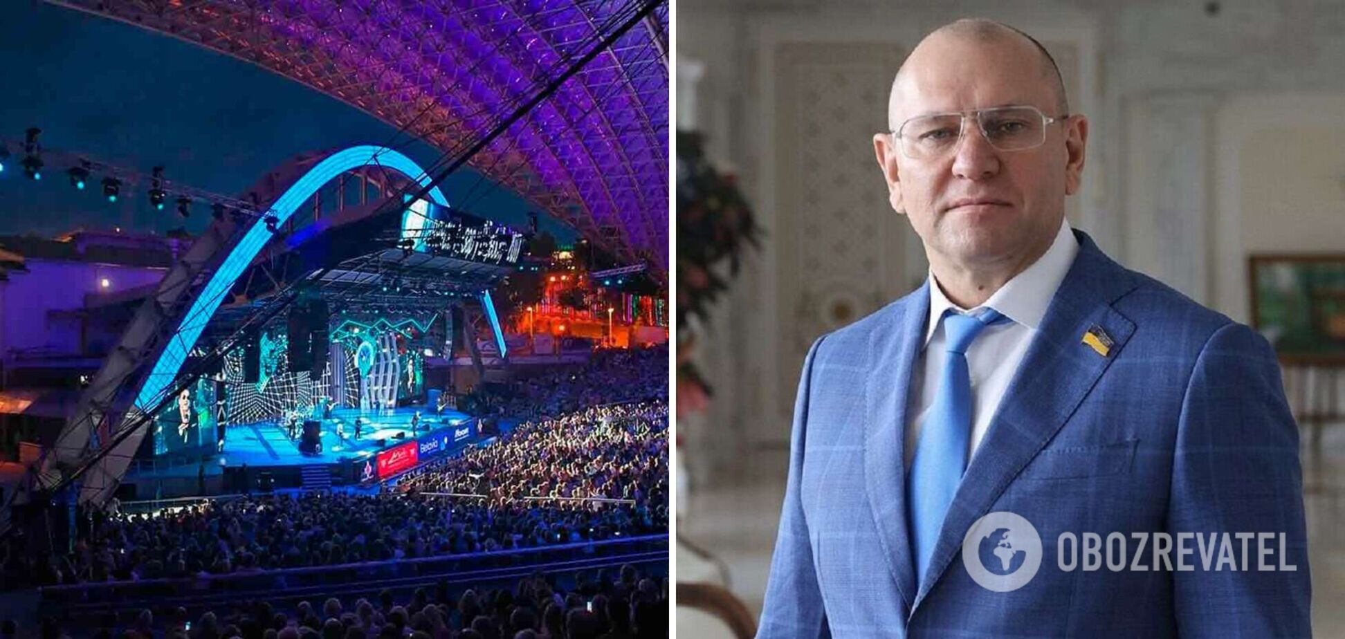 Колишній 'слуга' Шевченко заспівав на 'Слов'янському базарі' та подякував Лукашенку