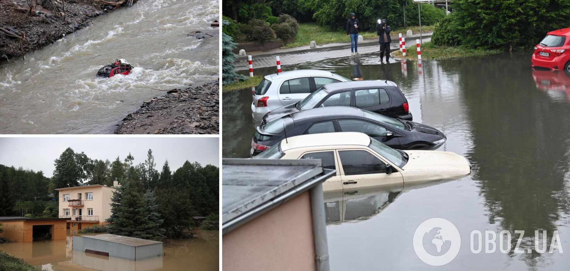 Наводнение в Польше: реки вышли из берегов, затоплены жилища. Видео