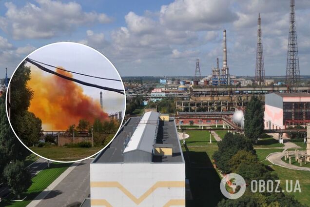 Эксперты предупредили о кислотных дождях из-за аварии на 'Ривнеазот'