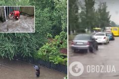 Маріуполь затопило після потужної зливи, вулиці перетворилися на ріки. Фото і відео
