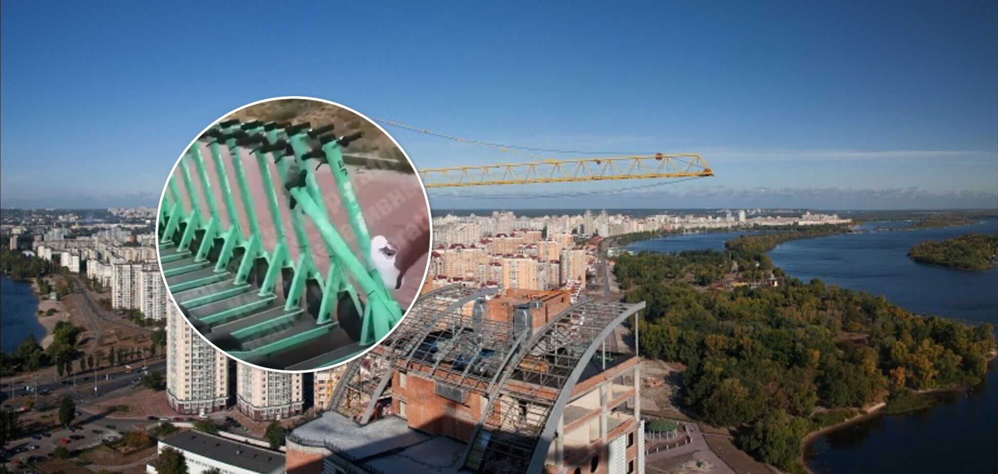 В Киеве парень ради хайпа свалил самокаты из проката, позже он решил извиниться. Видео