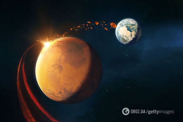 Толщина марсианской оболочки составляет около 39 км