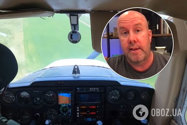 Пілот-новачок посадив літак, у якого відмовив двигун, і зняв усе на відео