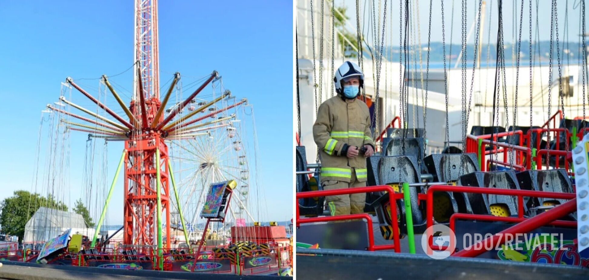 В Северной Ирландии на людей упал аттракцион: пострадали дети. Фото и видео