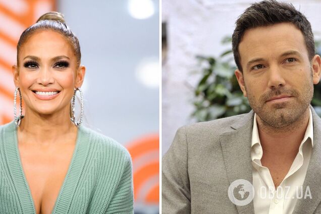 Лопес в мини-бикини показала страстный поцелуй с Аффлеком. Фото