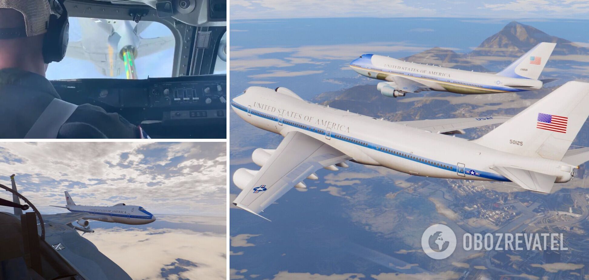 В США показали дозаправку 'самолета судного дня': предназначен для эвакуации высшего руководства. Видео
