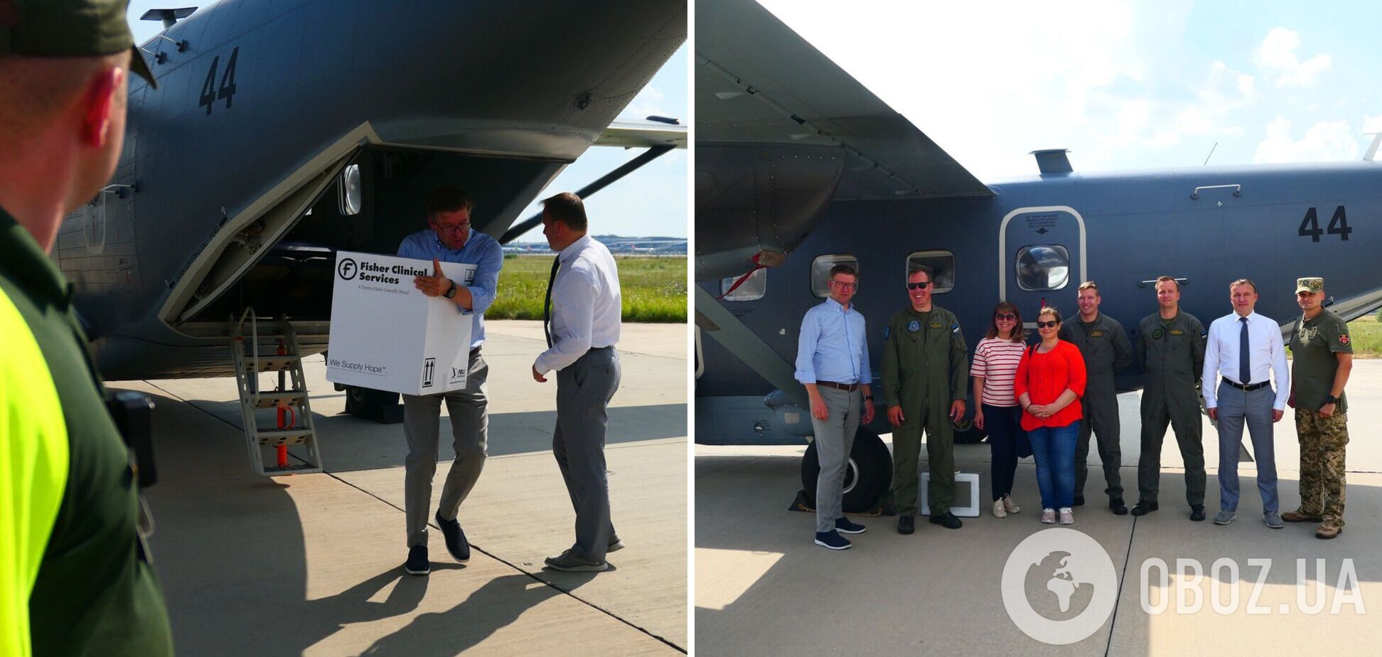 Эстония передала Украине партию вакцины AstraZeneca. Фото