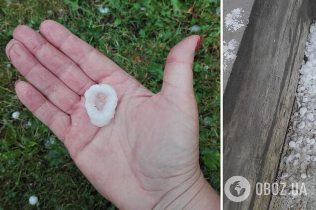 На Тернопольщине выпал град