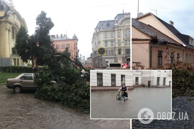 Черновцы накрыла буря