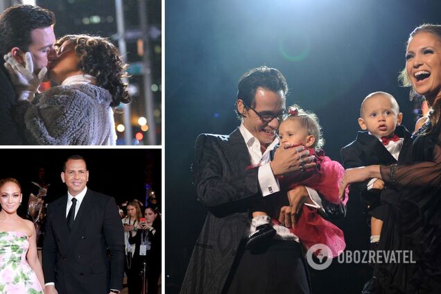 Джей Ло була тричі заміжня і народила двох дітей