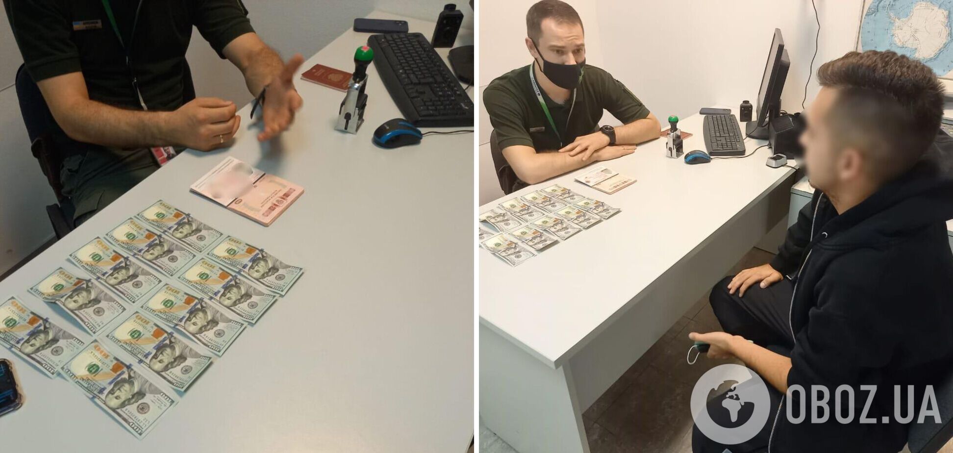 В Борисполе пограничник потроллил россиянина, который пытался дать ему взятку. Видео