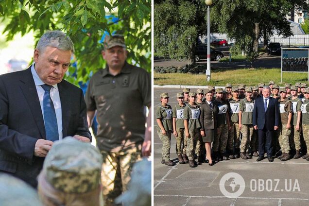 Таран зустрівся з курсантками і пообіцяв вдосконалити взуття на підборах