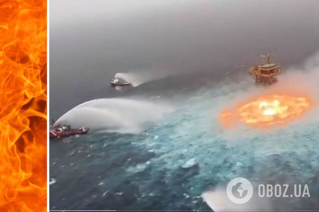 Пожар в Мексиканском заливе