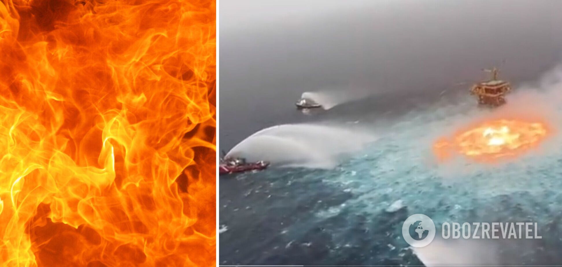 Пожар в Мексиканском заливе