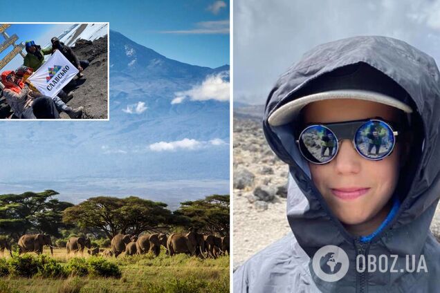 Підліток зі Львівщини підкорив Кіліманджаро та побив рекорд. Фото і відео