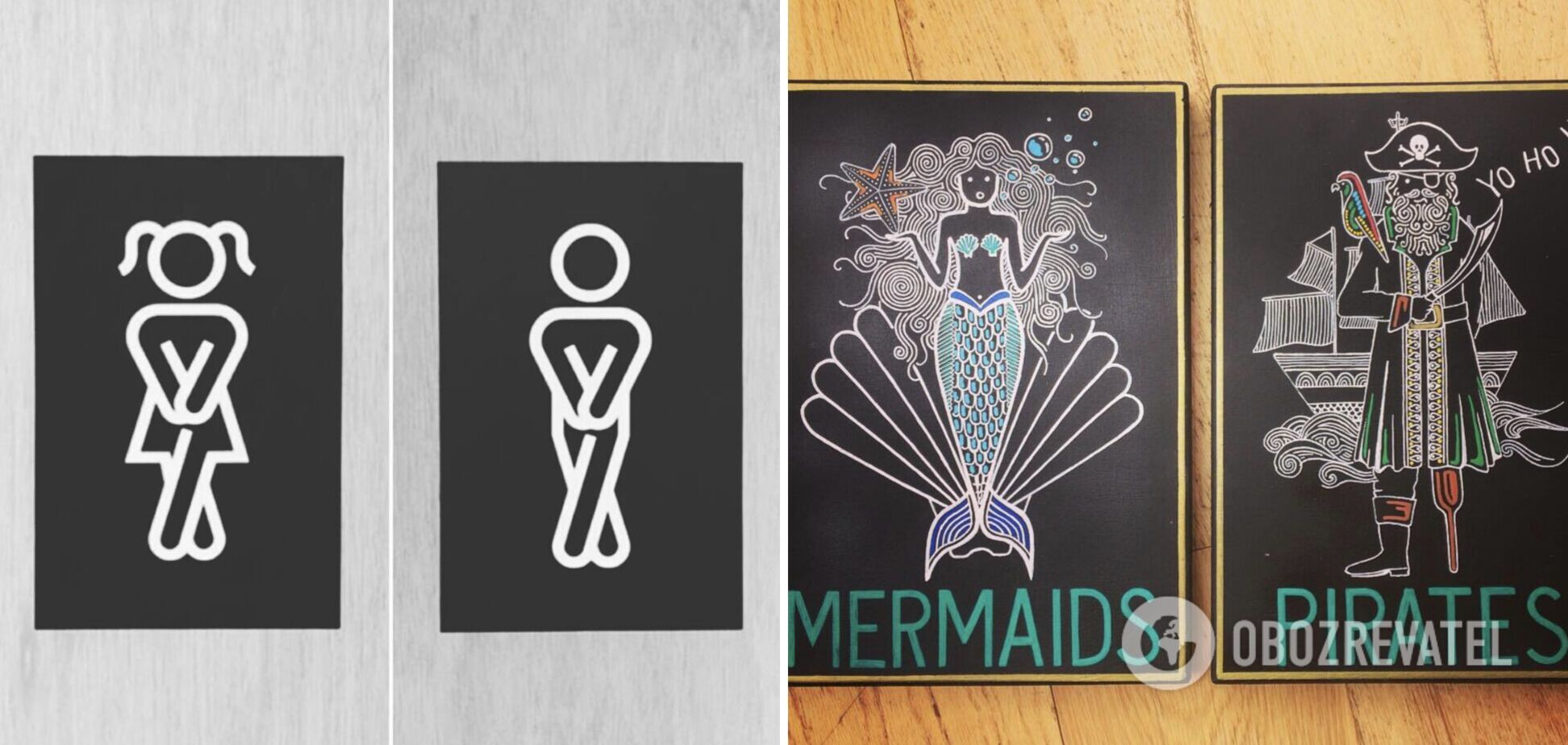 Дизайнеры придумали смешные таблички в туалете