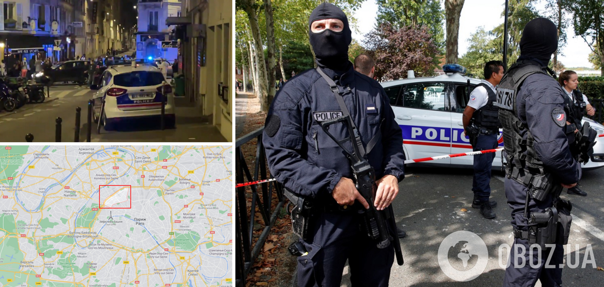 В Париже автомобиль влетел в бар: есть жертвы, объявлена спецоперация. Фото и видео