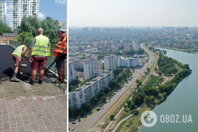 Кличко показал, как ремонтируют парк 'Радунка' в Киеве. Видео