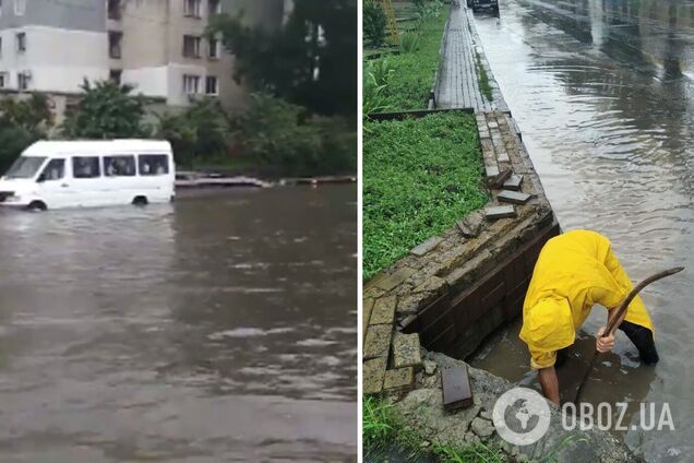Одессу затопило после дождя