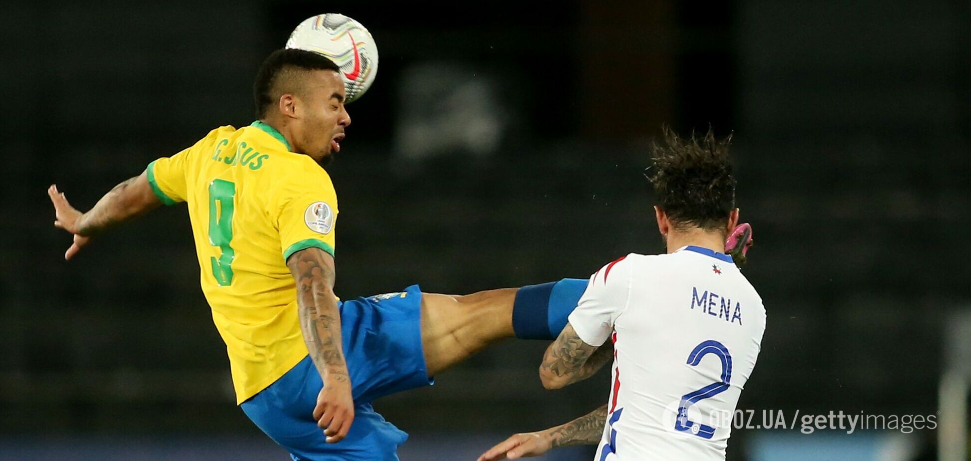 Габріел Жезус і Еухеніо Мена