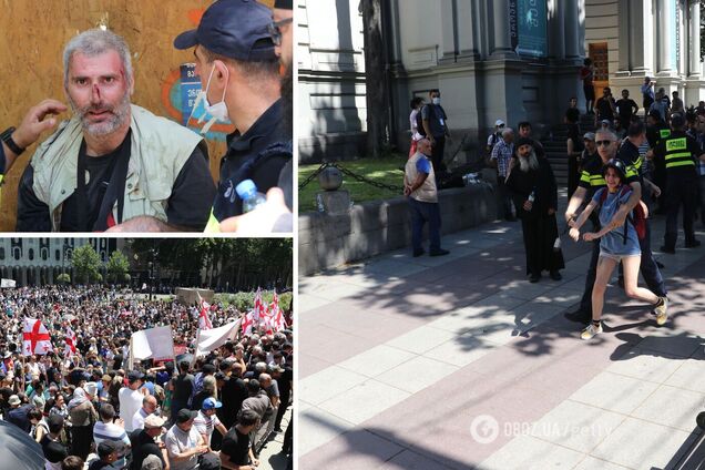 В Грузии отменили ЛГБТ-прайд после массовых беспорядков: на журналистов устроили охоту и бросили взрывчатку. Фото и видео