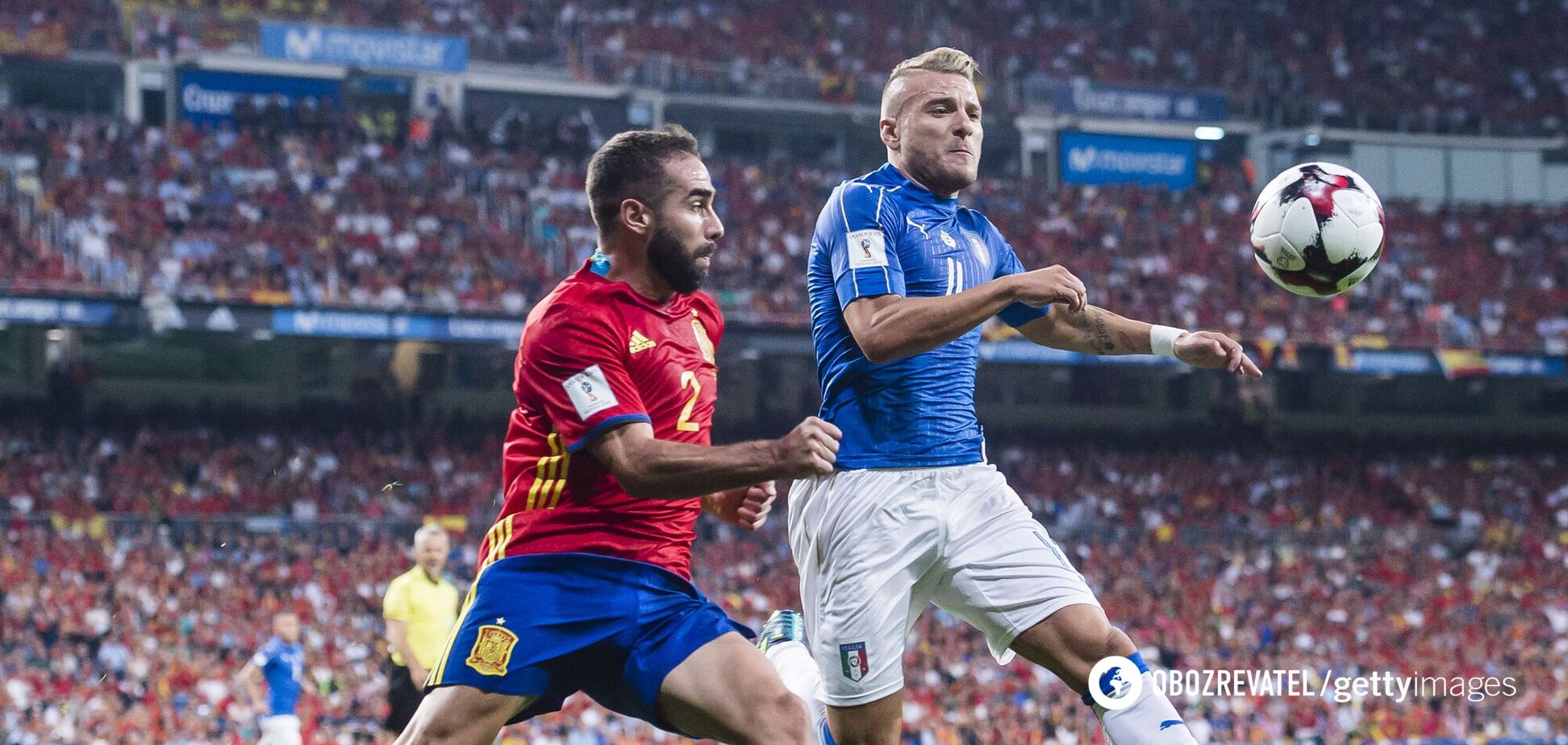 Матч Італія - Іспанія у відборі на ЧС-2018