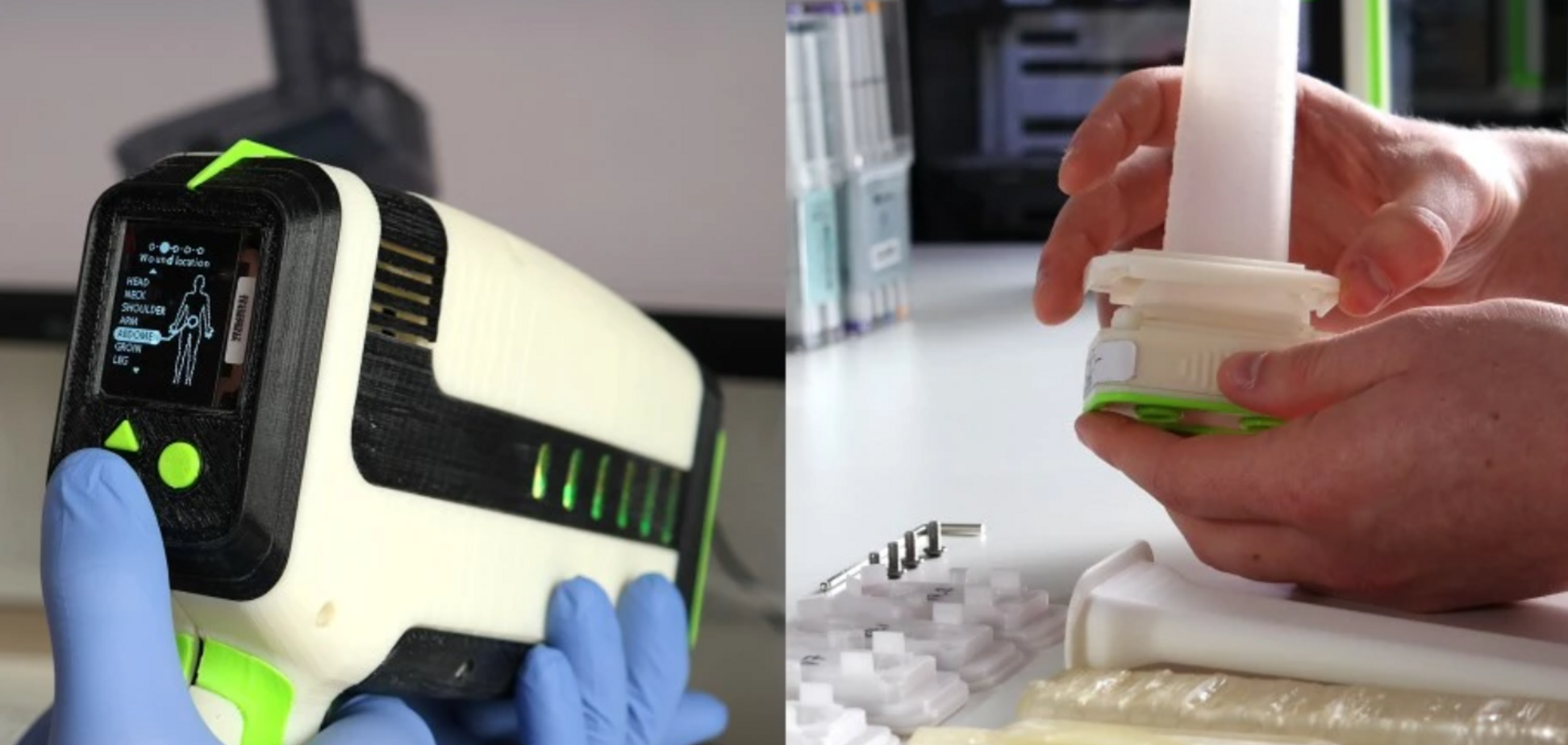 Разработан прибор, способный спасти жизнь жертве ножевого ранения. Видео