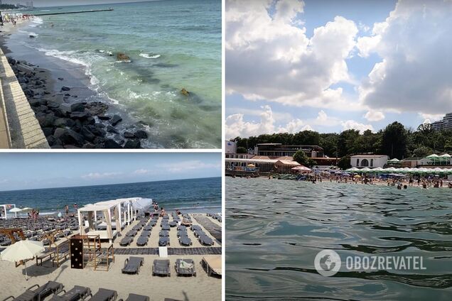 На популярных пляжах Одессы отдыхают сотни туристов