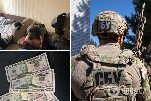СБУ затримала росіянина зі списку РНБО, який займався підробкою грошей. Фото та відео