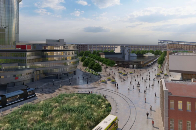 Лук'янівська площа в Києві може змінитися до невпізнання: проєкт оновлення придумали студенти. Фото