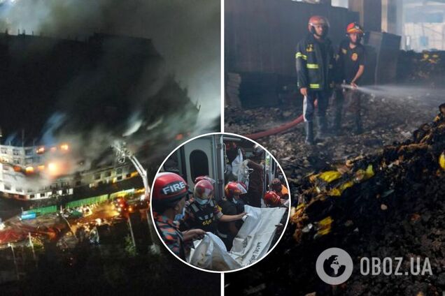 У Бангладеш загорівся завод, у пожежі загинуло понад 50 людей. Фото з місця трагедії