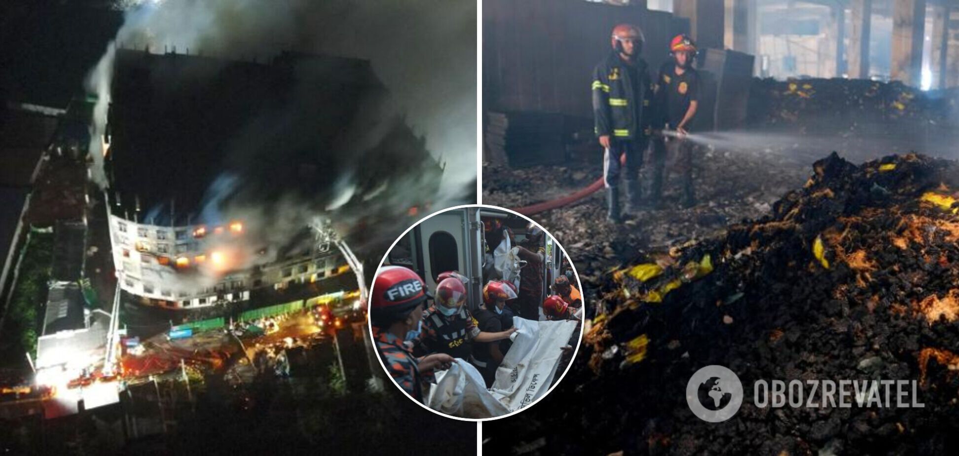 У Бангладеш загорівся завод, у пожежі загинуло понад 50 людей. Фото з місця трагедії