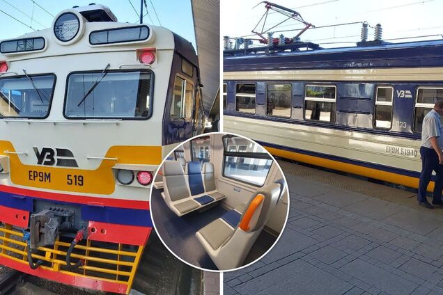 У Києві показали еталонну приміську електричку: за яким маршрутом курсуватиме. Фото