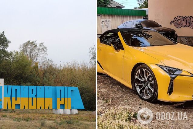 В Украине заметили новейший кабриолет Lexus на еврономерах. Фото