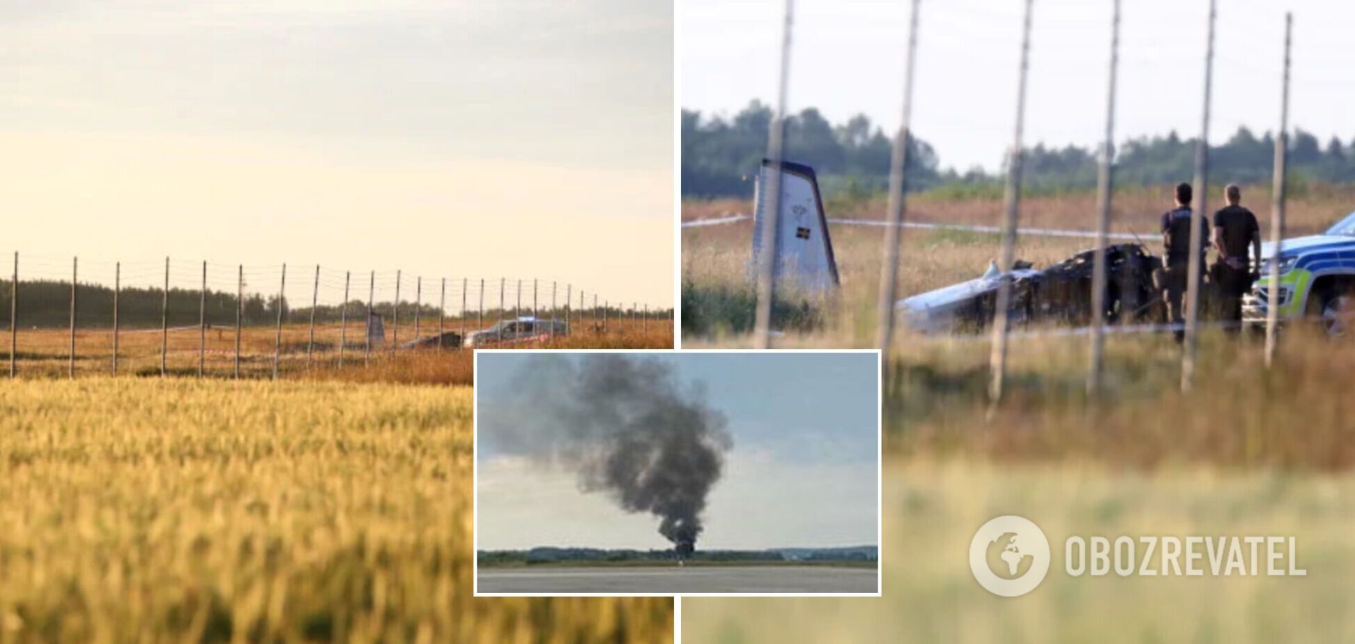 В Швеции разбился самолет с парашютистами: есть погибшие. Фото