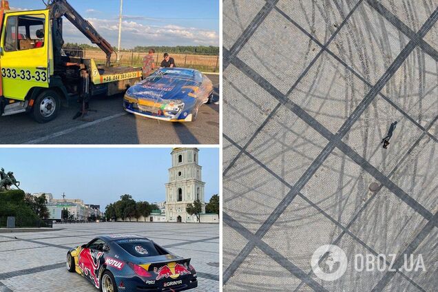 В центре столицы устроили съемки дрифта, машины изъяли