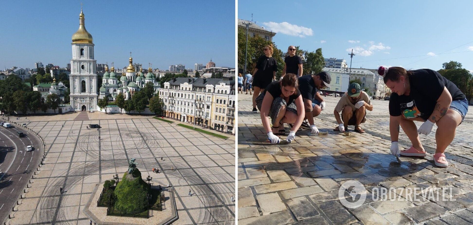 После скандального дрифта в центре Киева Alyona Alyona со своей командой отмыла следы