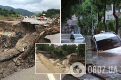 Турцию из-за мощных ливней охватили наводнения и оползни: есть погибшие и много раненых. Фото и видео