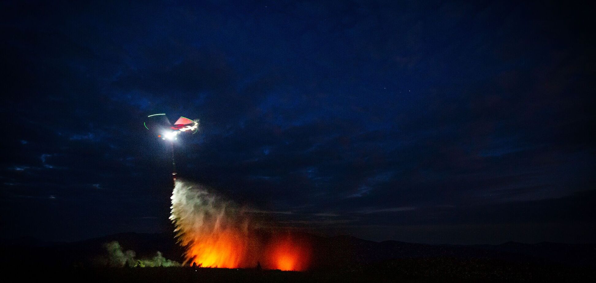 В ніч з 10 на 11 серпня екіпажі авіакомпанії 'Українські вертольоти' гасили пожежі в Бодрумі