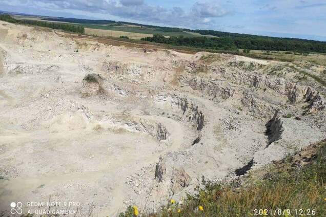 У Тернопільській області знищили унікальну пам'ятку, якій 5 мільйонів років. Фото