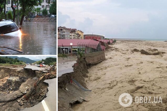 В Турции мощные наводнения разрушили дороги и мосты, погибли десятки людей. Фото и видео