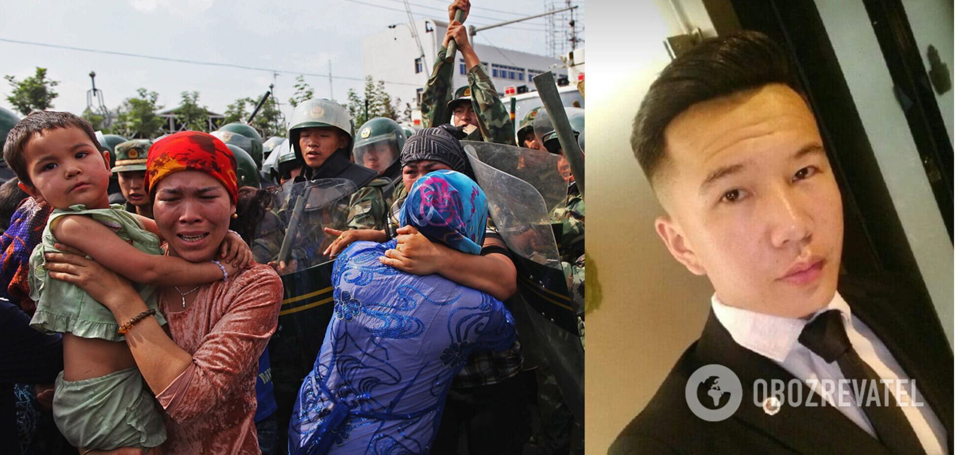 Парень выступал в защиту уйгуров от 'коммунистического геноцида'