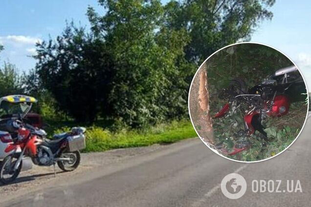 На Тернопольщине произошли два ДТП с мотоциклами